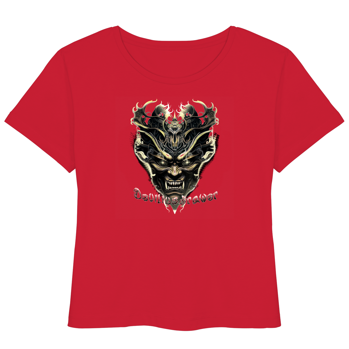 Deviliusdrawer Golden Demon Vampire - Womens Organic Lightweight T-Shirt