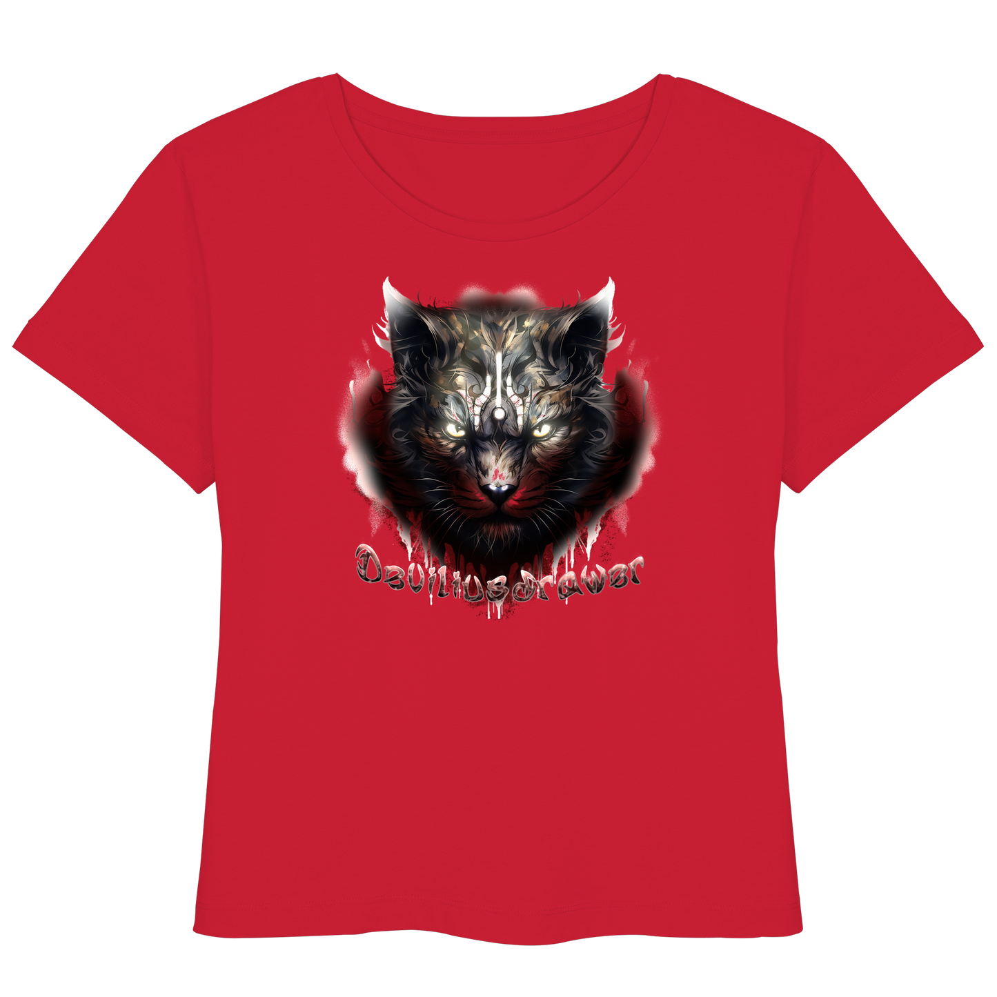 Deviliusdrawer Angry Badass - Womens Organic Lightweight T-Shirt