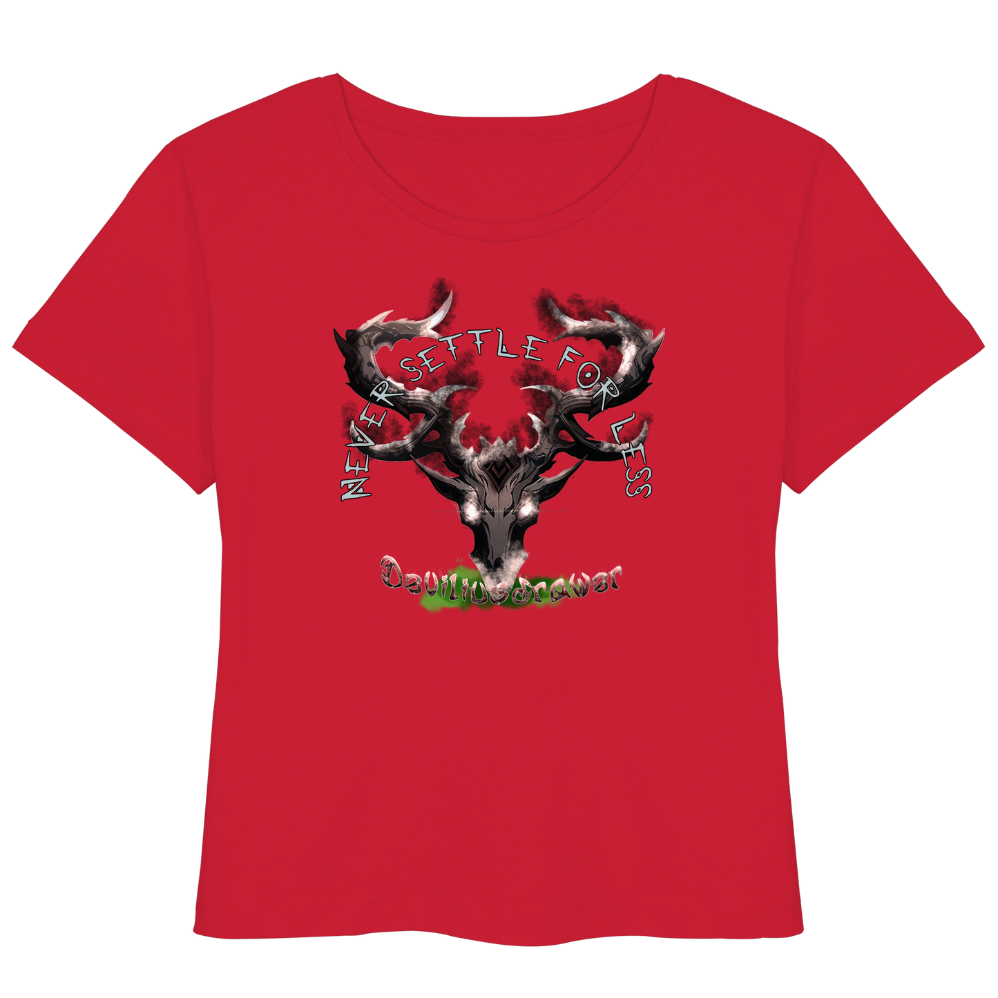 Deviliusdrawer Cruel Deer - Womens Organic Lightweight T-Shirt