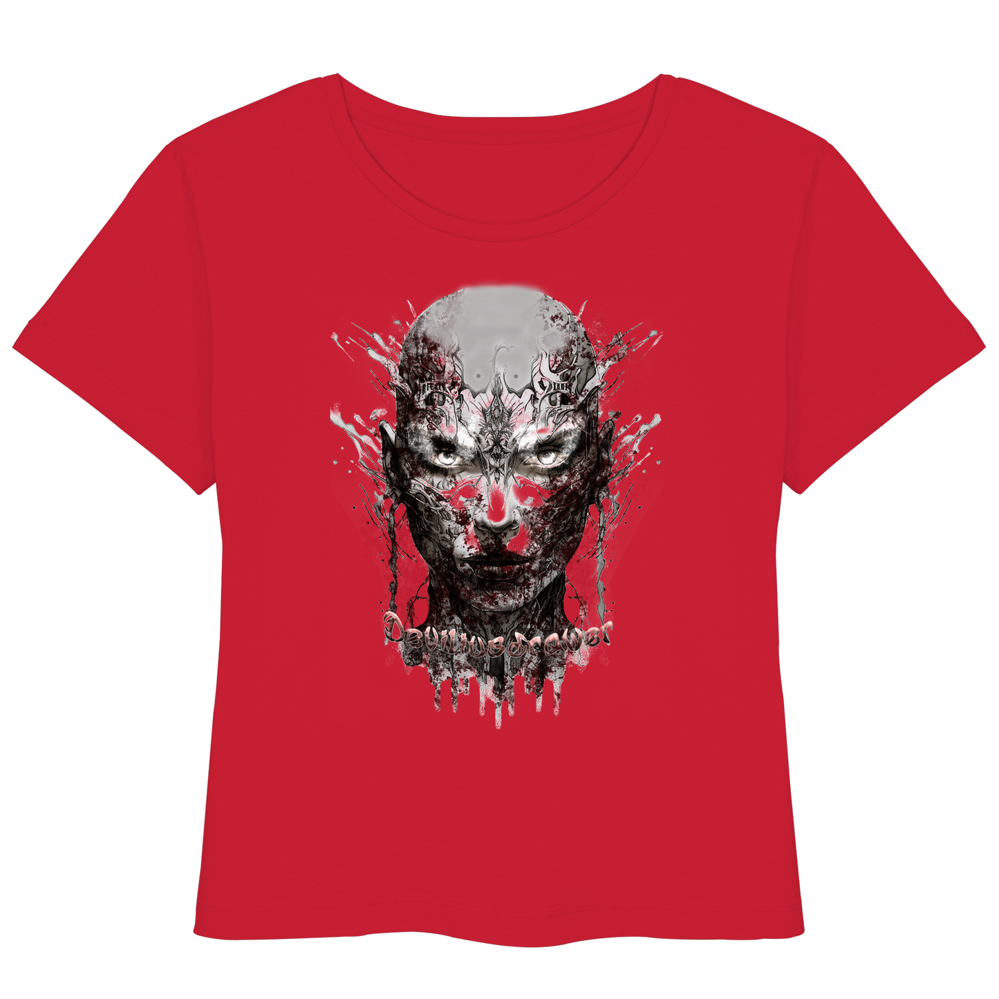 Deviliusdrawer Mechanic Girl - Womens Organic Lightweight T-Shirt