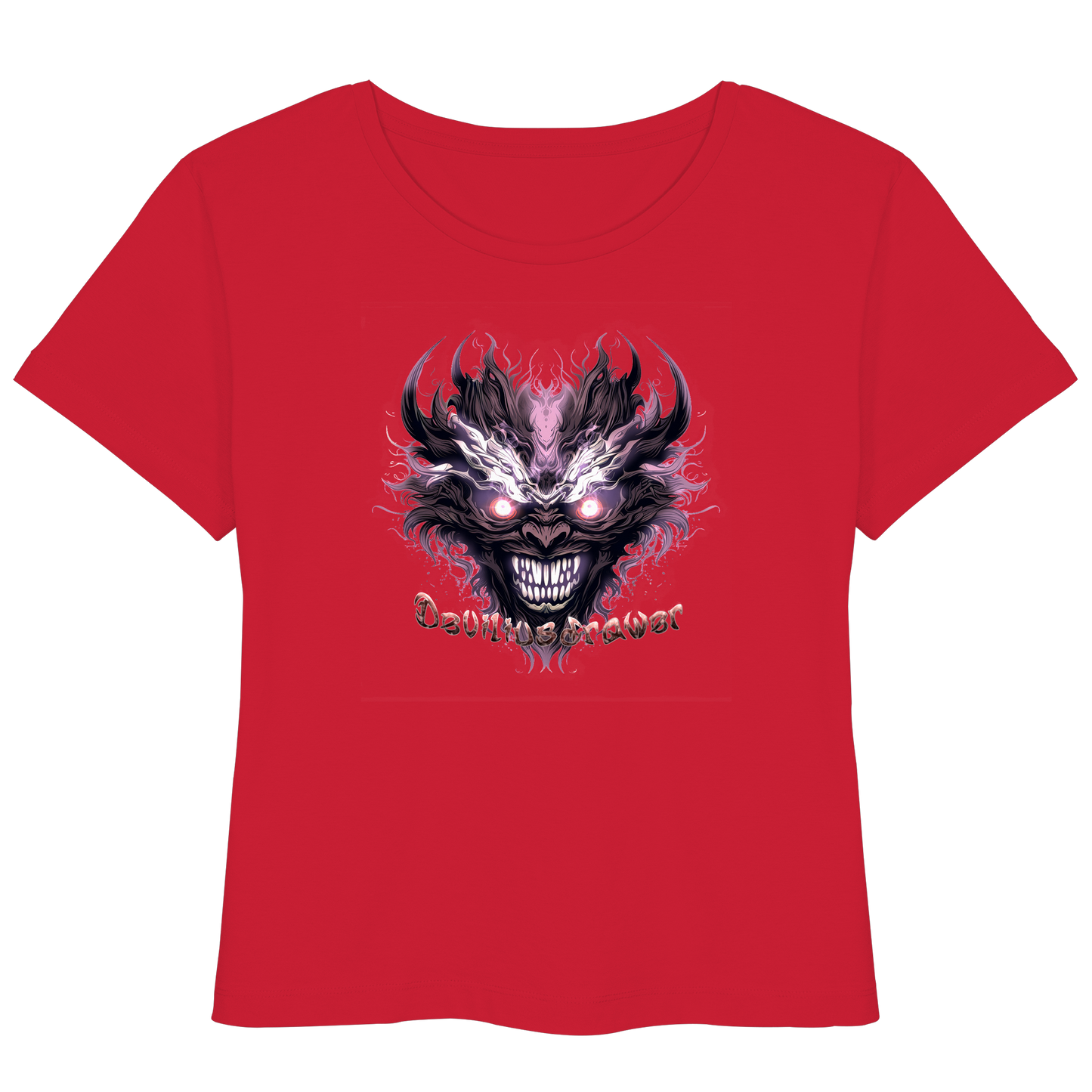 Deviliusdrawer Crazy Mask - Womens Organic Lightweight T-Shirt