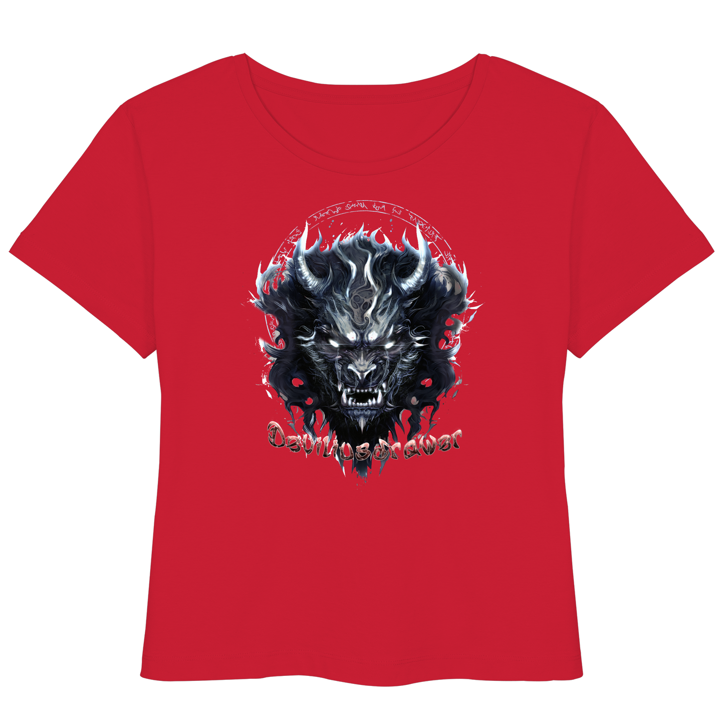 Deviliusdrawer Dark Wolf Mask - Womens Organic Lightweight T-Shirt