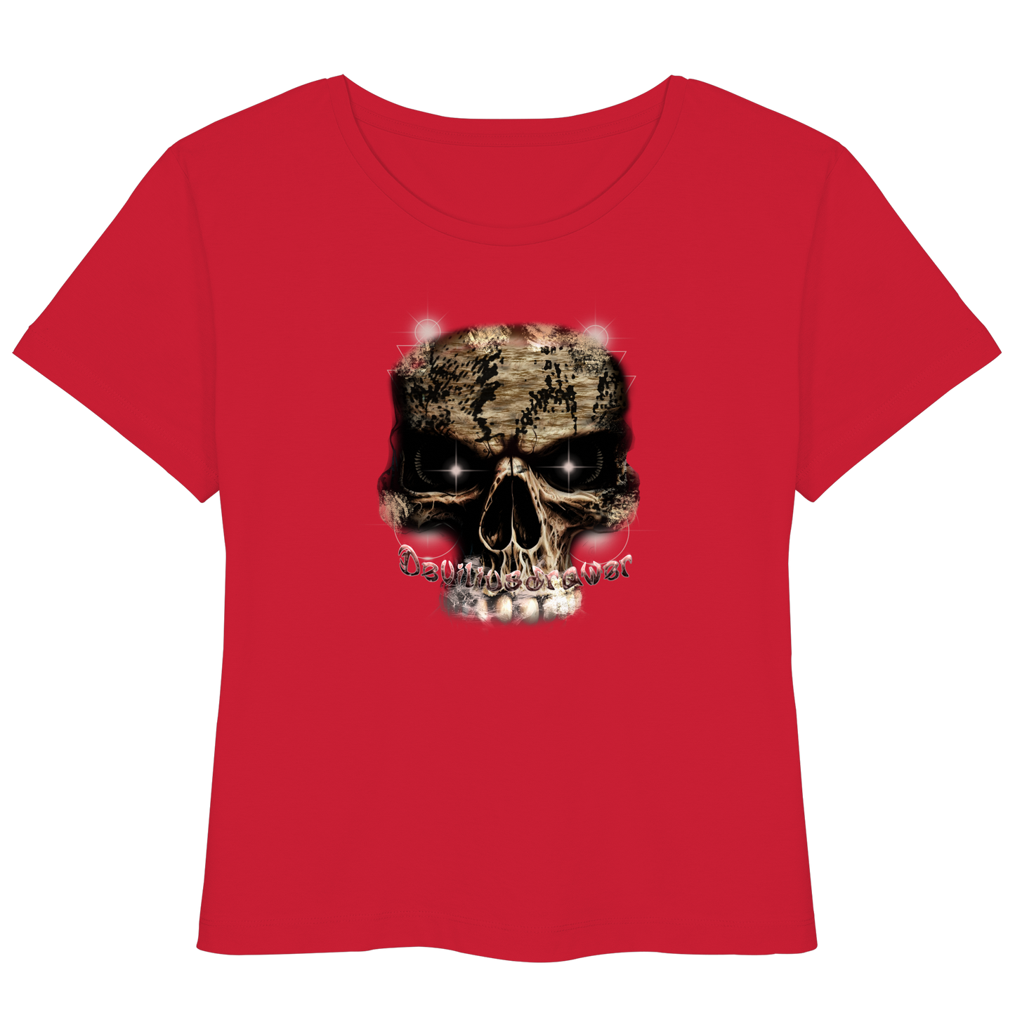 Deviliusdrawer Skeleton Eye - Womens Organic Lightweight T-Shirt