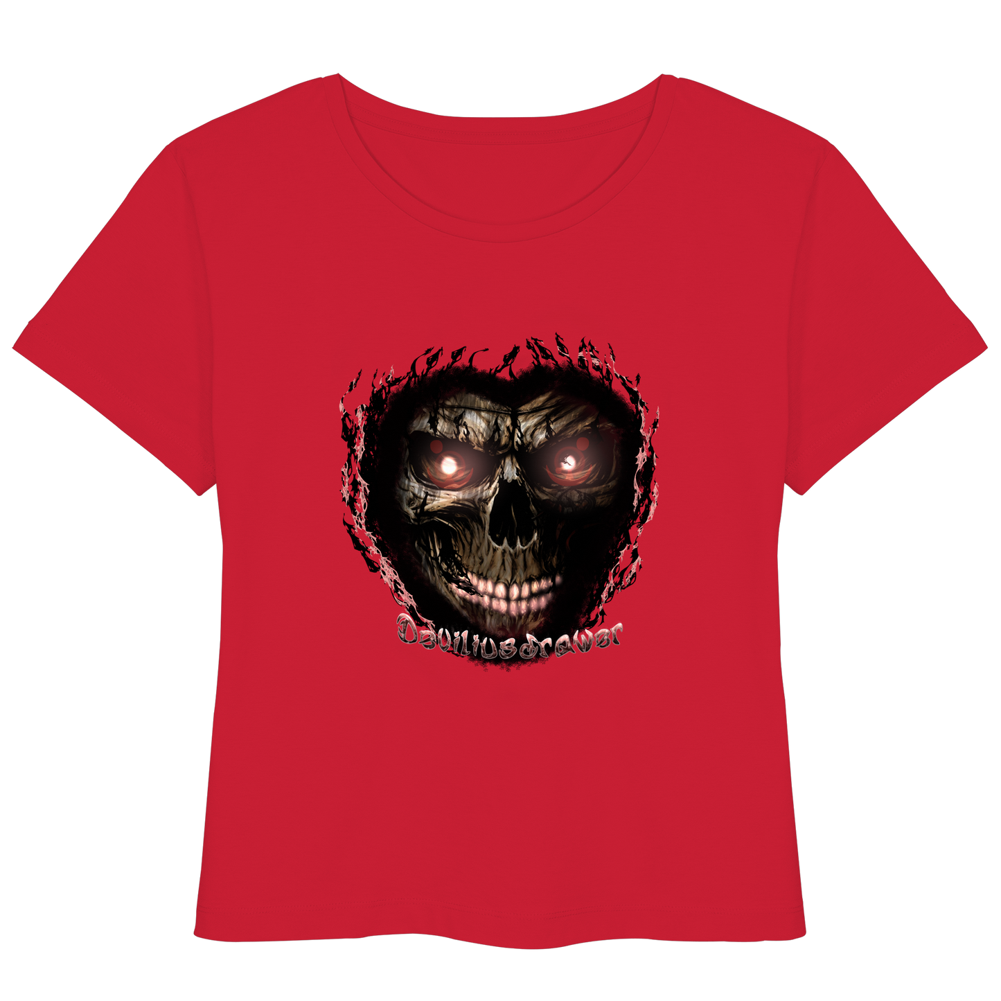 Deviliusdrawer Glow Skeleton - Womens Organic Lightweight T-Shirt