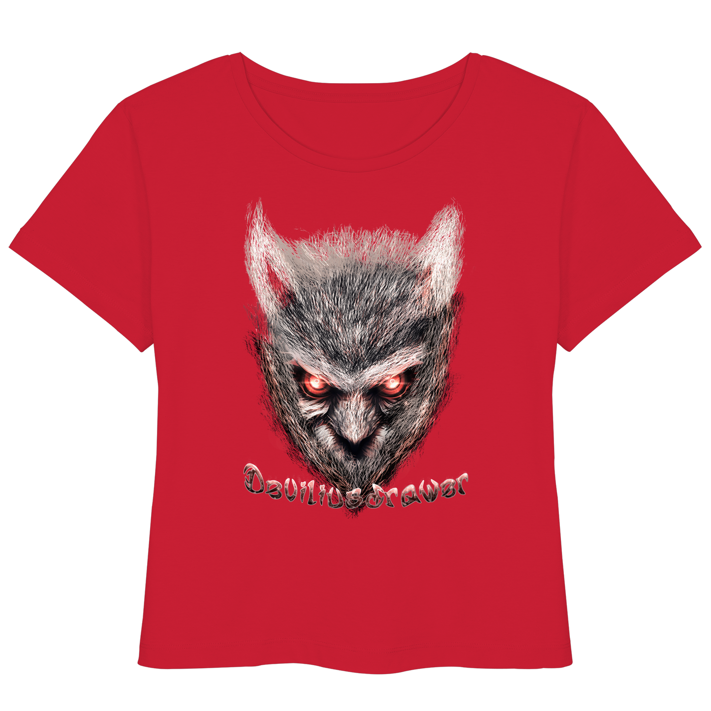 Deviliusdrawer Red Eyed Owl - Womens Organic Lightweight T-Shirt