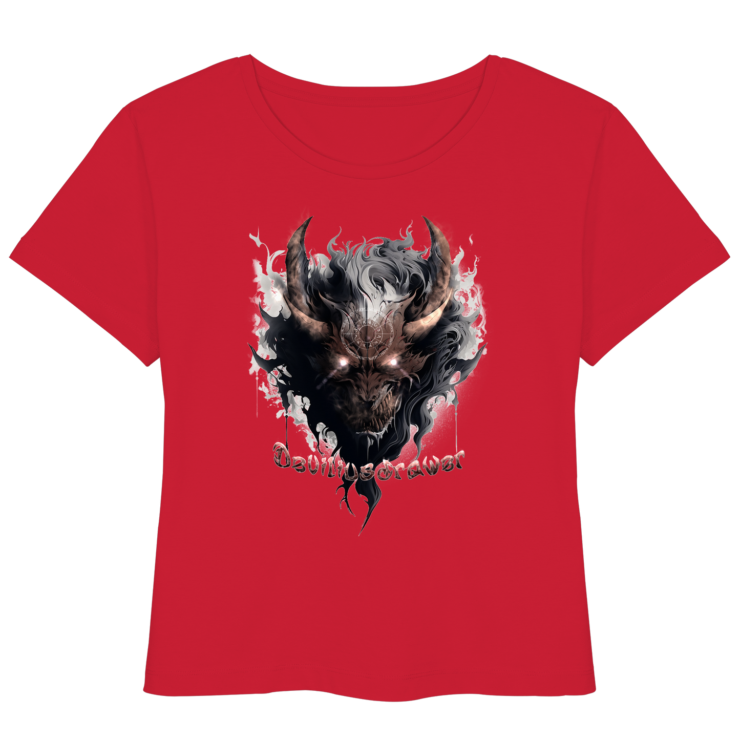 Deviliusdrawer Magic Redeyed Demon - Womens Organic Lightweight T-Shirt