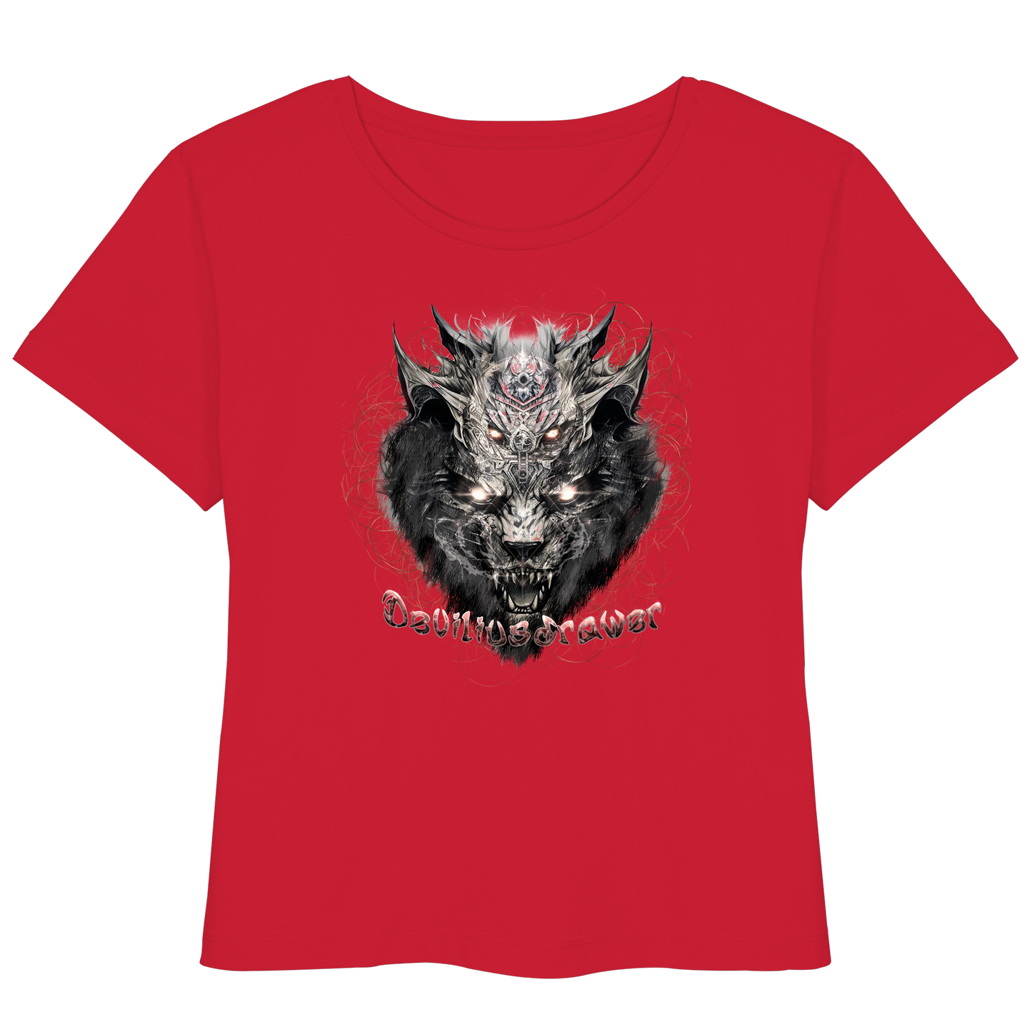 Deviliusdrawer Magical Beast Cat - Womens Organic Lightweight T-Shirt