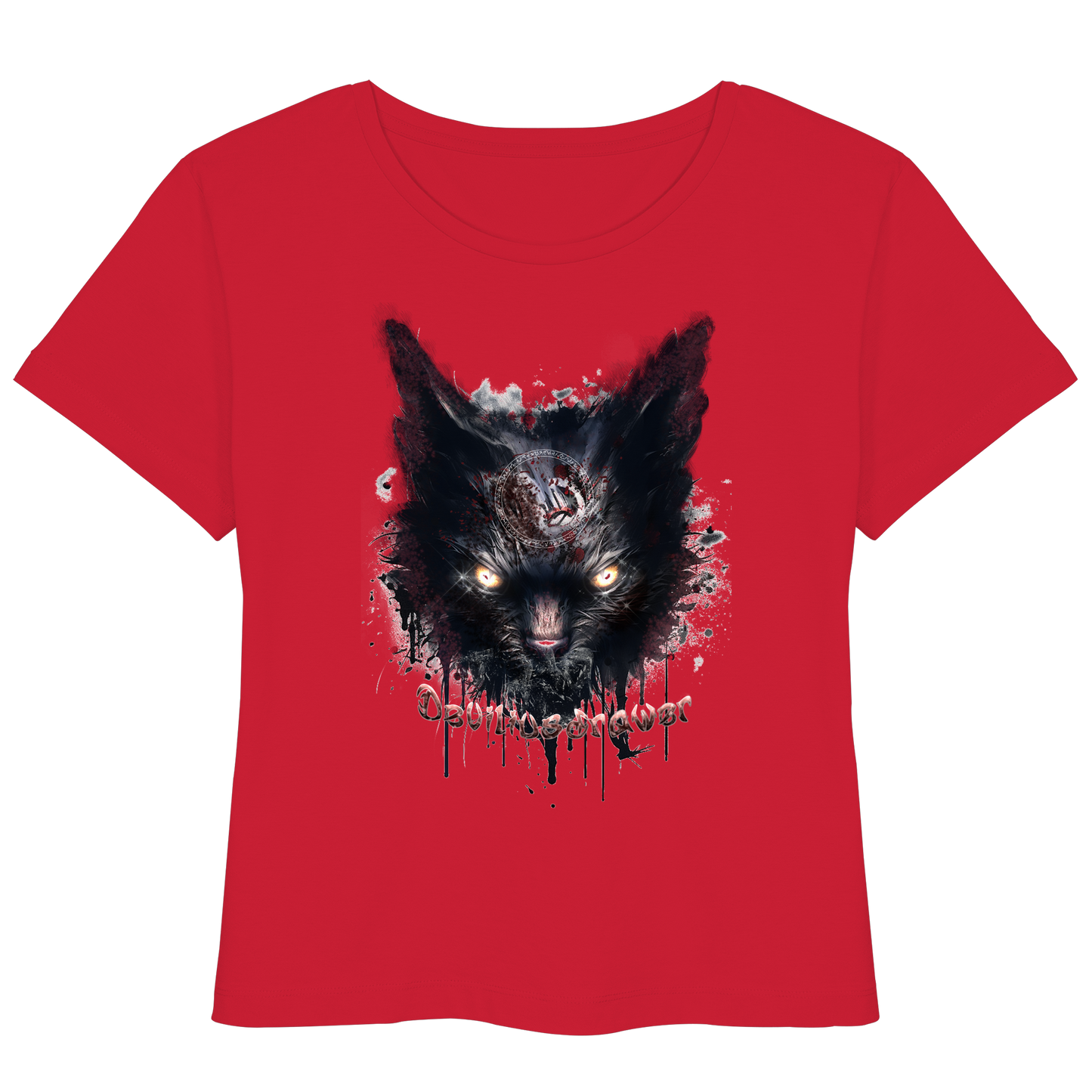 Deviliusdrawer Zombie Cat - Womens Organic Lightweight T-Shirt