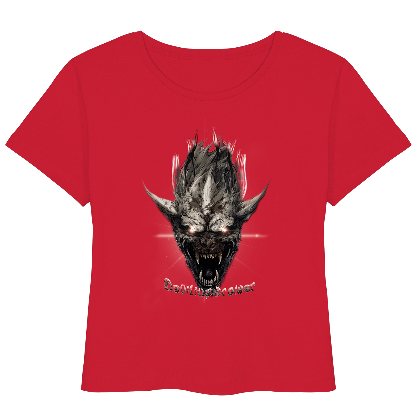 Deviliusdrawer Beast Wearwolf - Womens Organic Lightweight T-Shirt