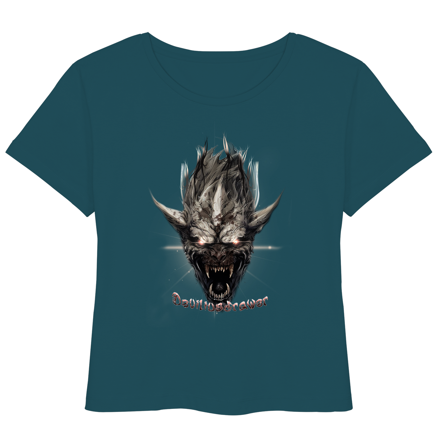 Deviliusdrawer Beast Wearwolf - Womens Organic Lightweight T-Shirt