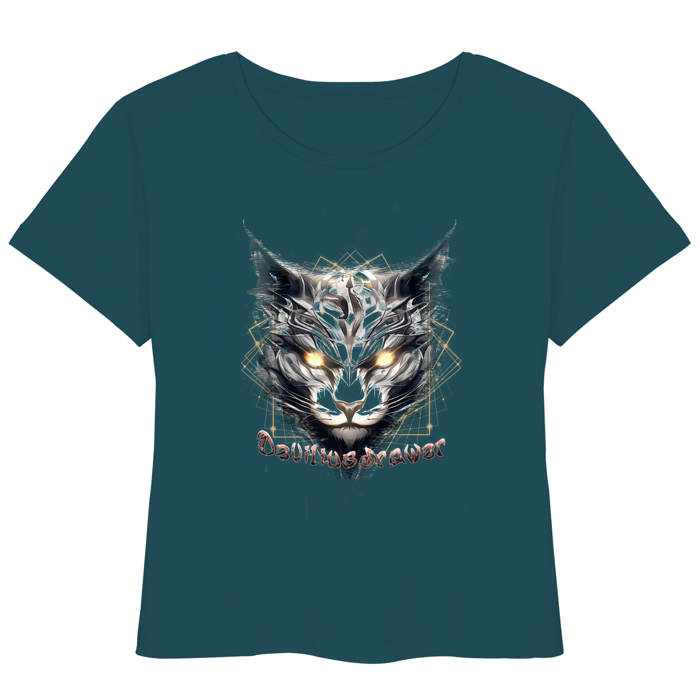 Deviliusdrawer Magician Cat - Womens Organic Lightweight T-Shirt