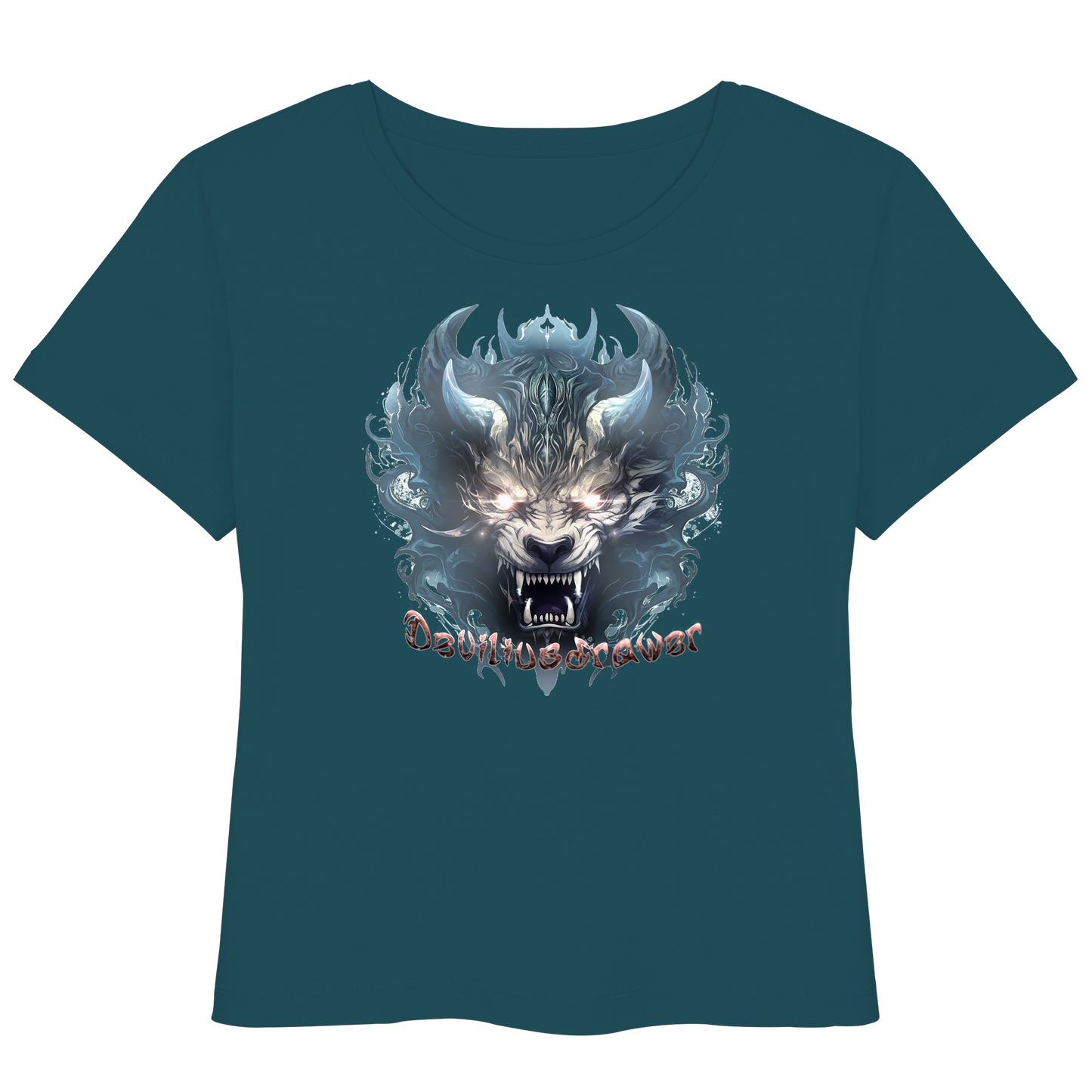 Deviliusdrawer Water Horn Tiger - Womens Organic Lightweight T-Shirt