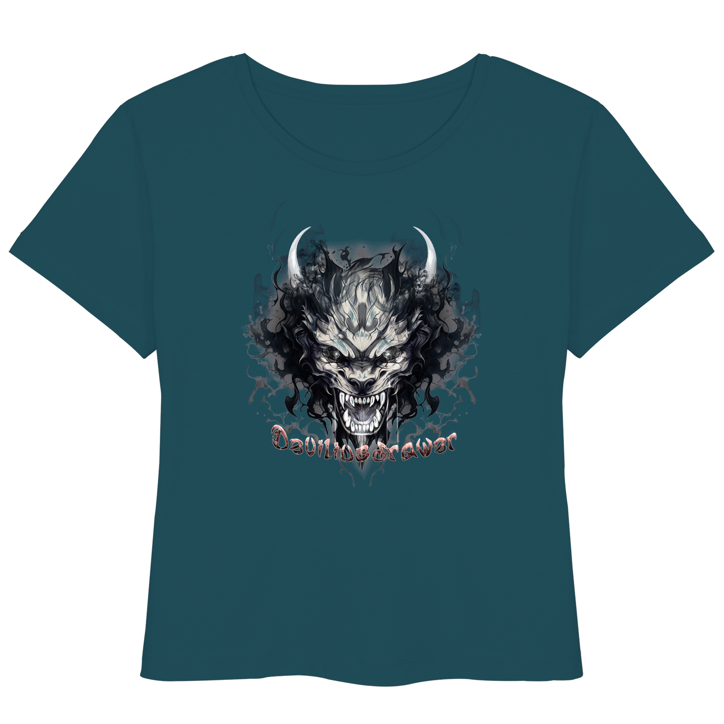 Deviliusdrawer Smoke Beast - Womens Organic Lightweight T-Shirt