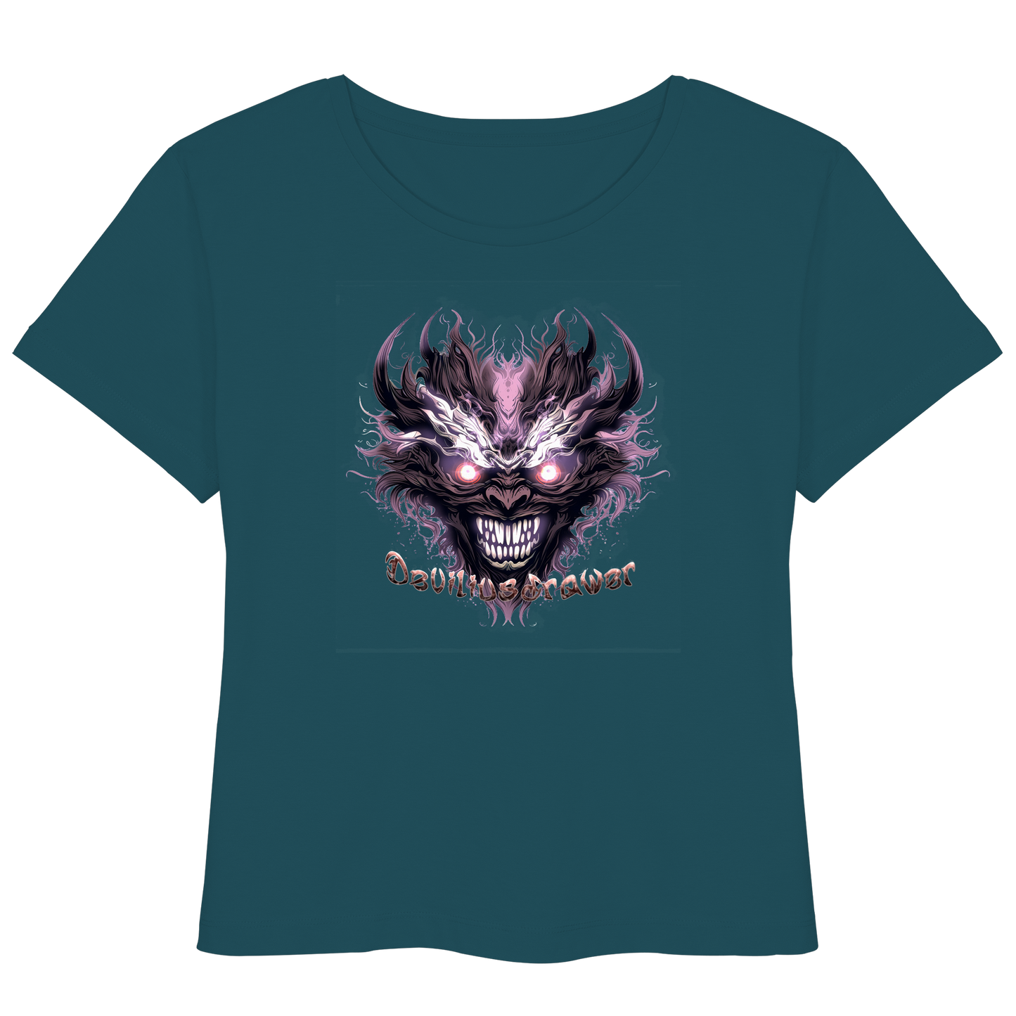 Deviliusdrawer Crazy Mask - Womens Organic Lightweight T-Shirt