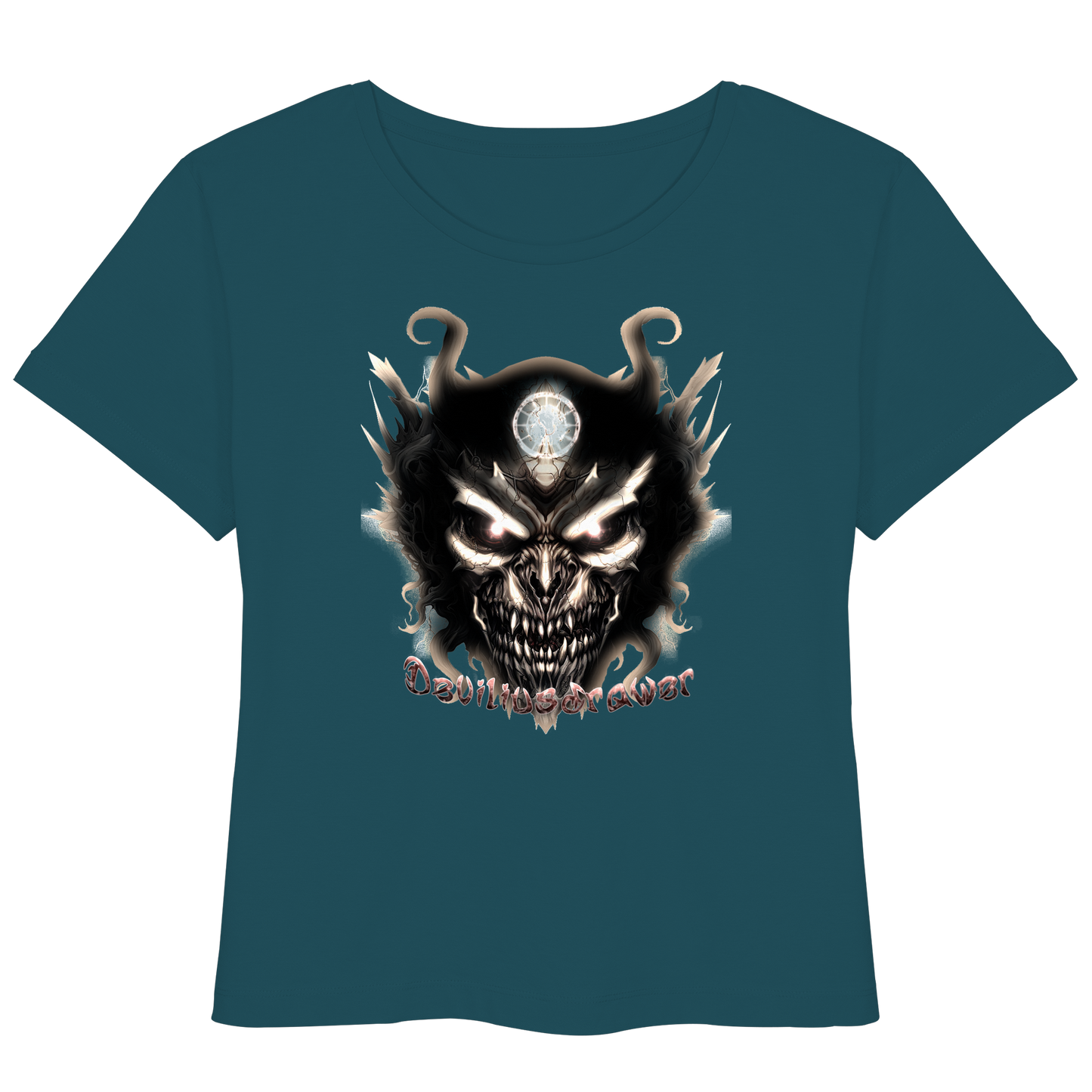 Deviliusdrawer Dark Devil - Womens Organic Lightweight T-Shirt