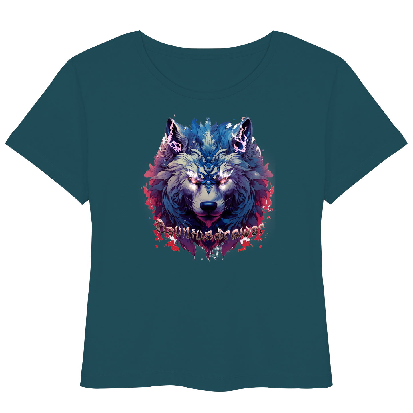 Deviliusdrawer Magic Wolf - Womens Organic Lightweight T-Shirt