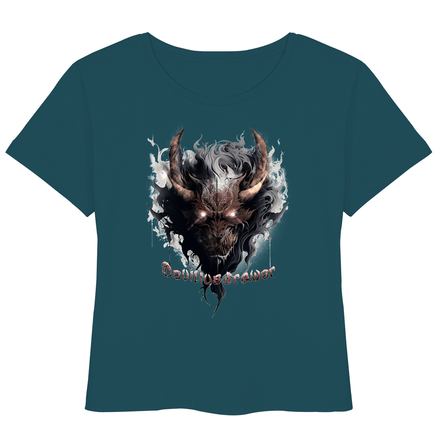 Deviliusdrawer Magic Redeyed Demon - Womens Organic Lightweight T-Shirt