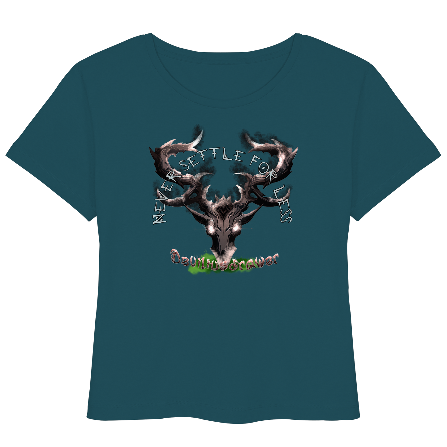 Deviliusdrawer Cruel Deer - Womens Organic Lightweight T-Shirt