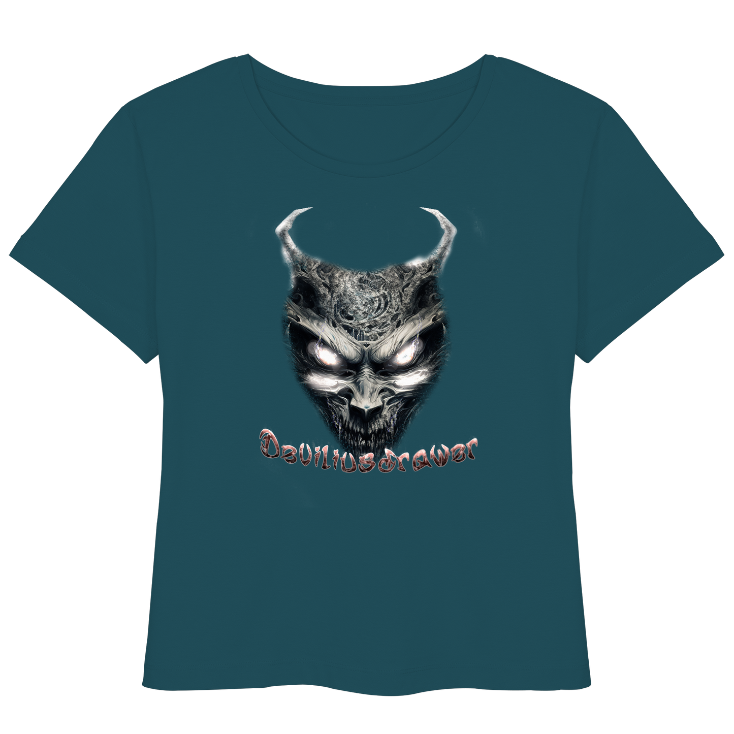Deviliusdrawer Demonic Evil Zombie - Womens Organic Lightweight T-Shirt