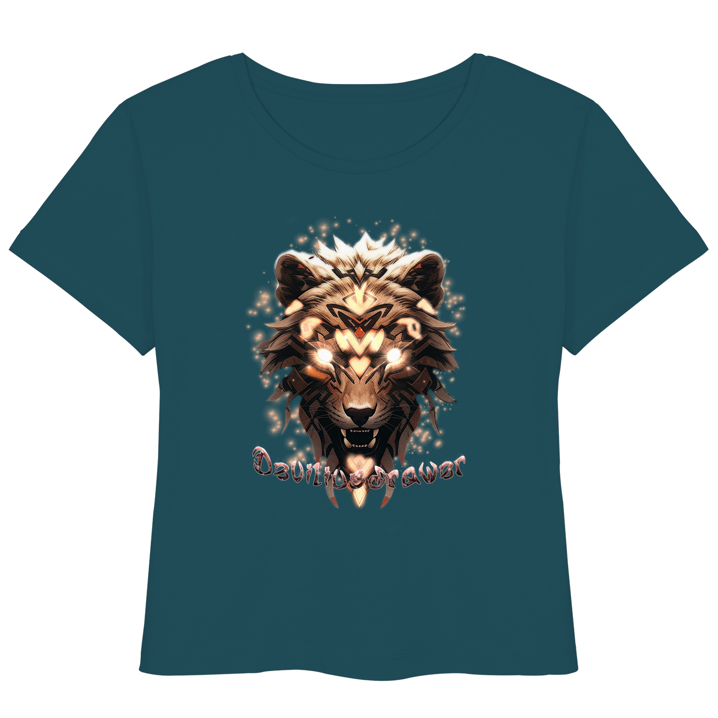 Deviliusdrawer Gold Weartiger - Womens Organic Lightweight T-Shirt