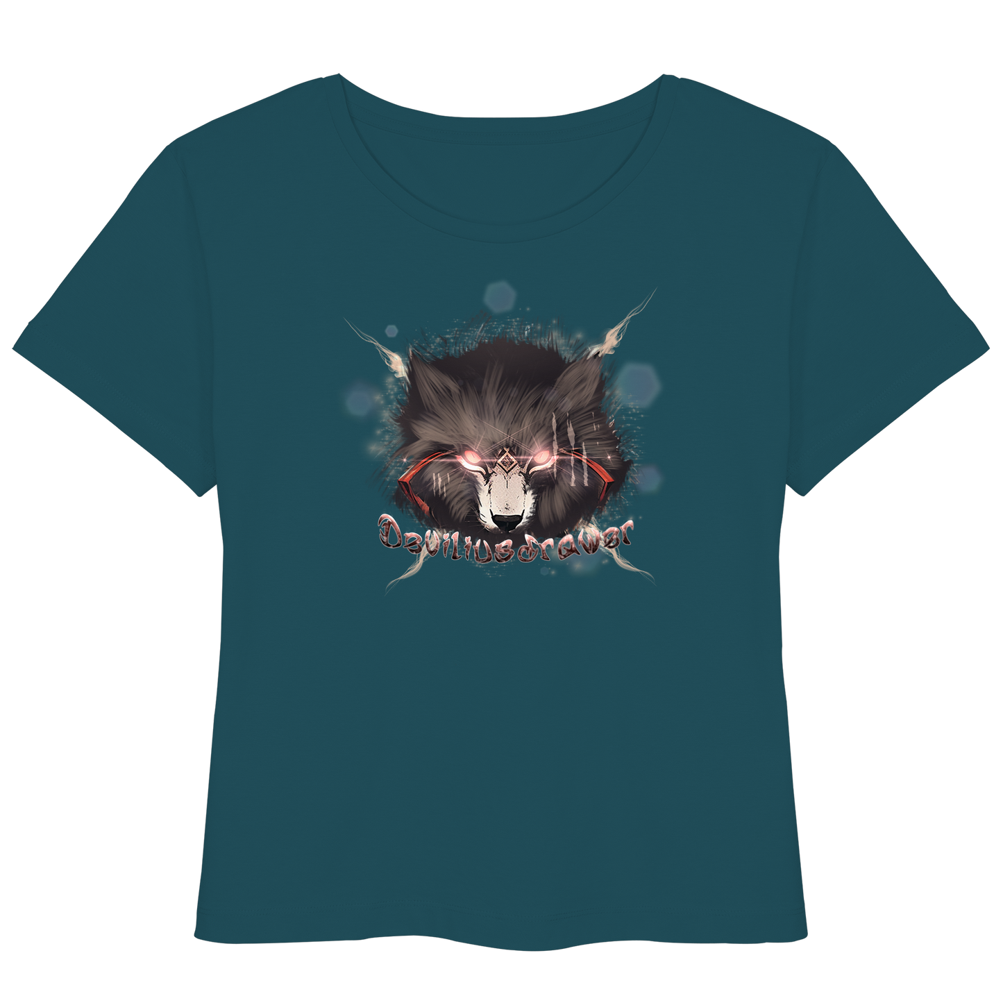 Deviliusdrawer Sparking Wolf - Womens Organic Lightweight T-Shirt