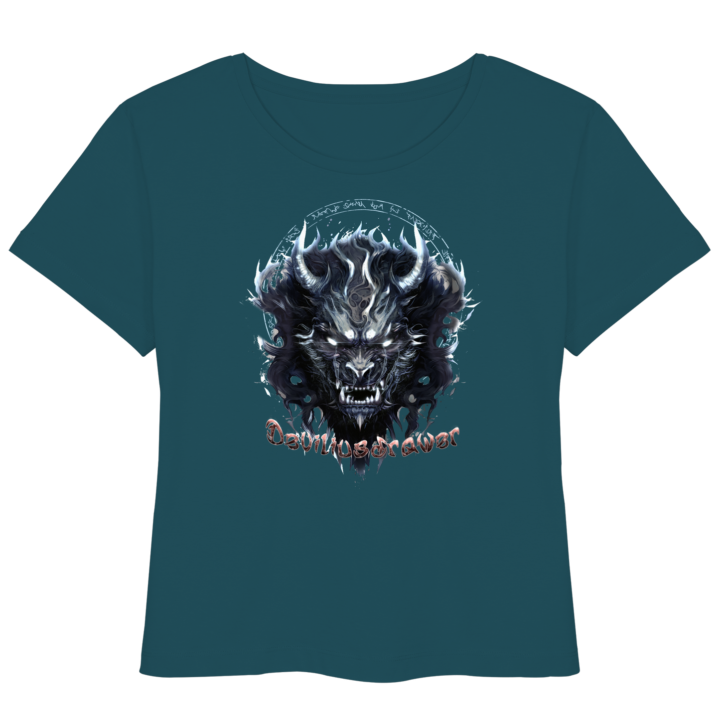 Deviliusdrawer Dark Wolf Mask - Womens Organic Lightweight T-Shirt