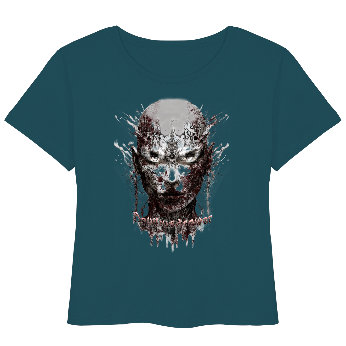 Deviliusdrawer Mechanic Girl - Womens Organic Lightweight T-Shirt