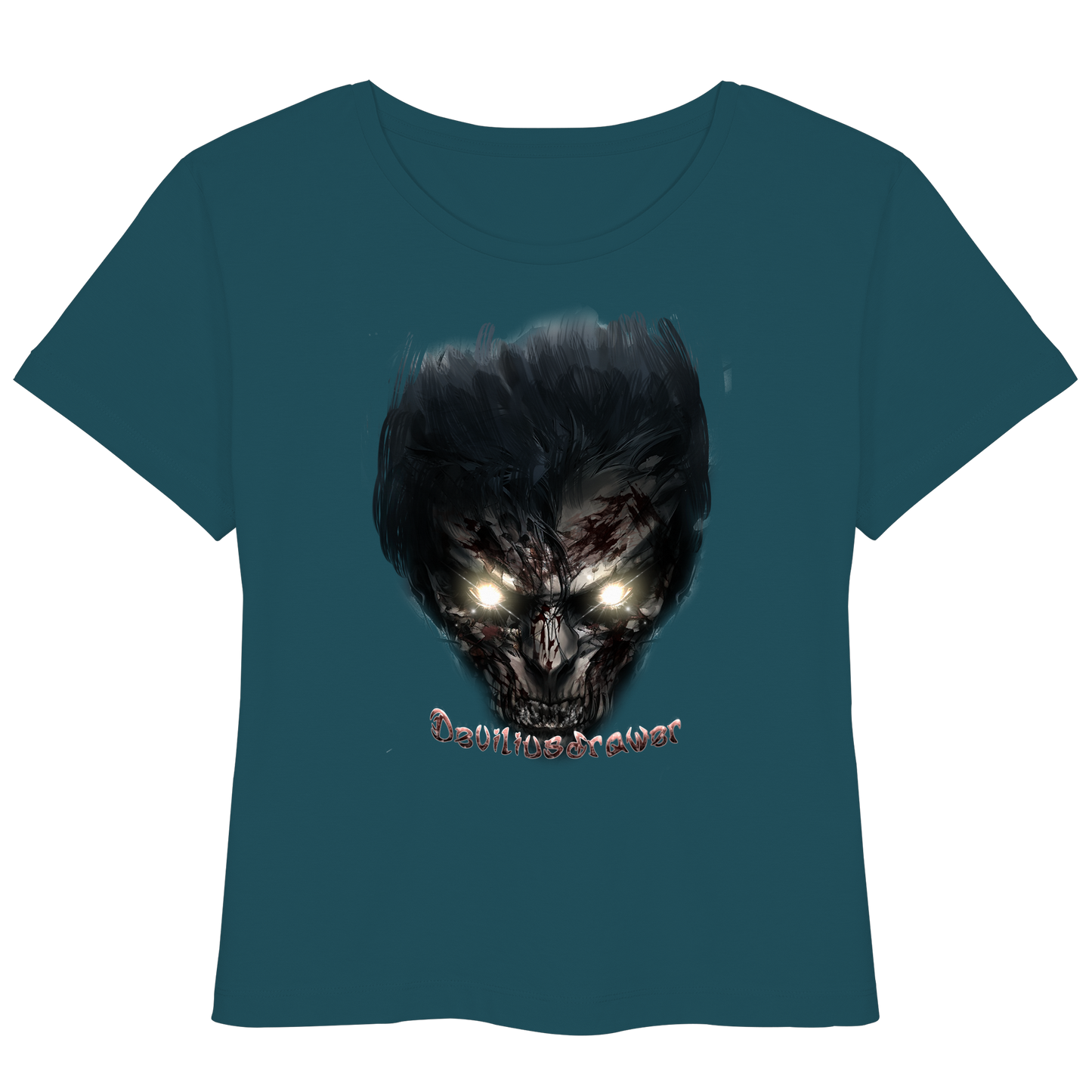 Deviliusdrawer Dark Zombie - Womens Organic Lightweight T-Shirt