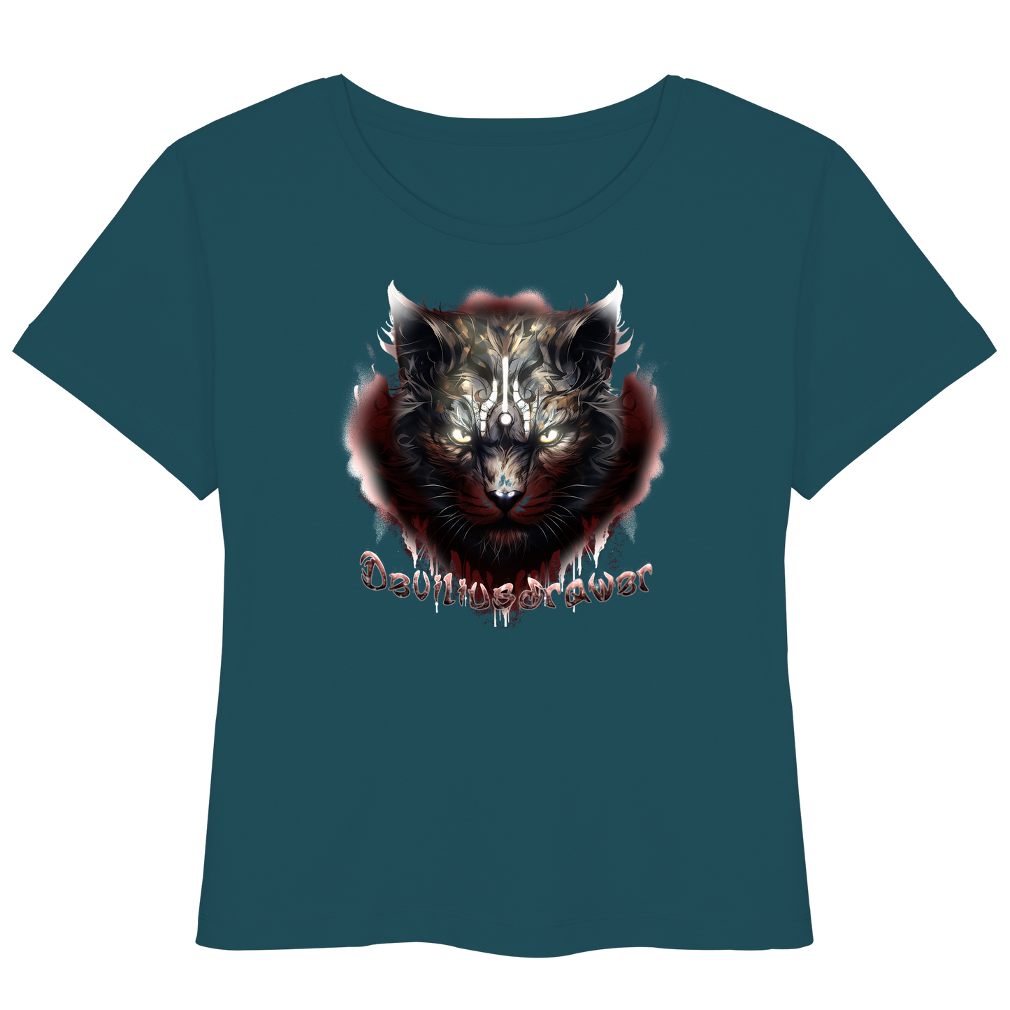 Deviliusdrawer Angry Badass - Womens Organic Lightweight T-Shirt