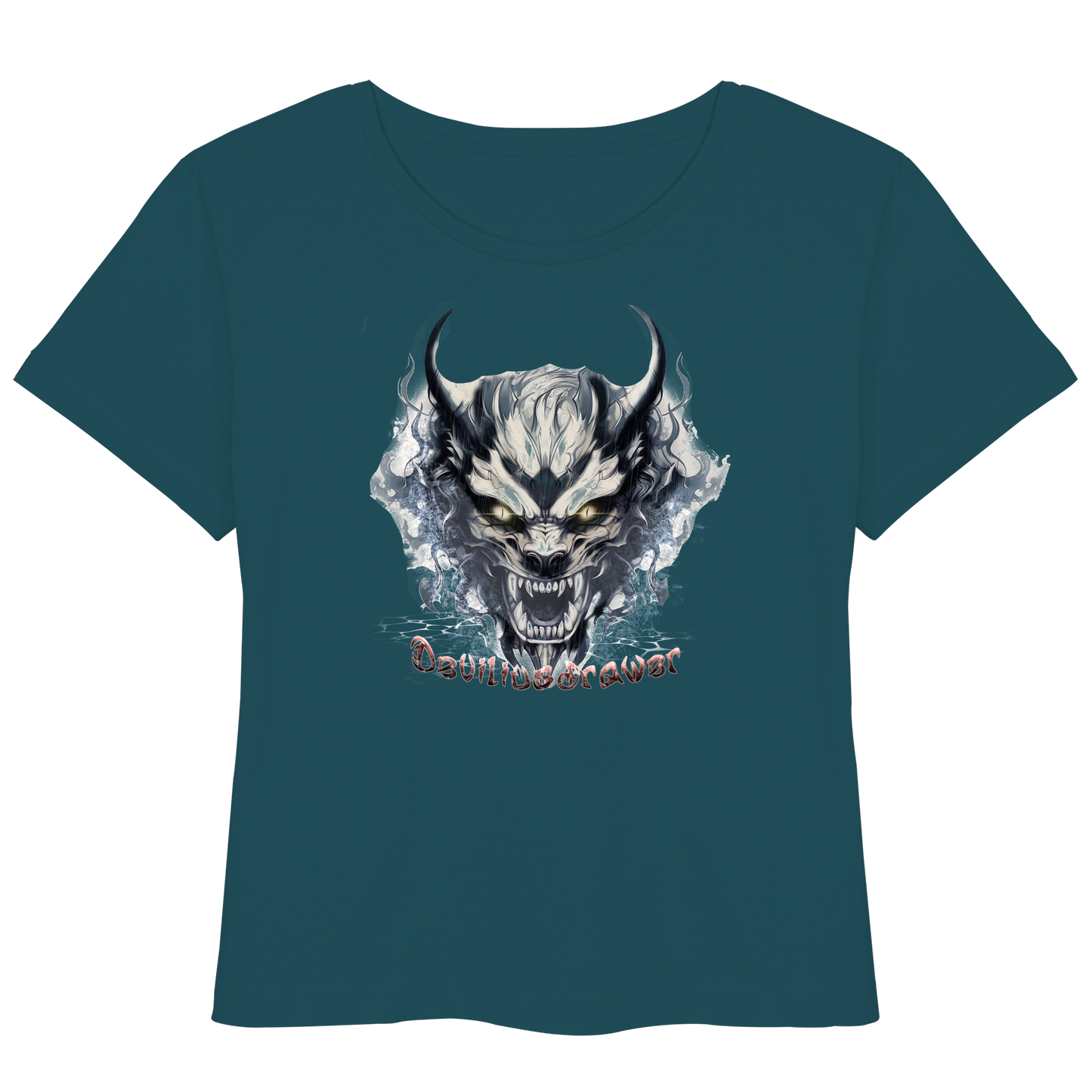 Deviliusdrawer Water Demon - Womens Organic Lightweight T-Shirt