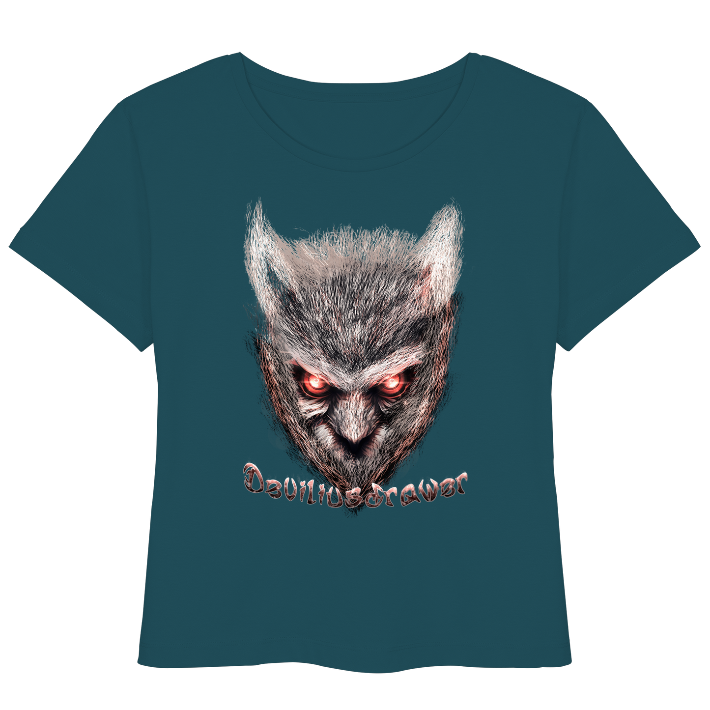 Deviliusdrawer Red Eyed Owl - Womens Organic Lightweight T-Shirt