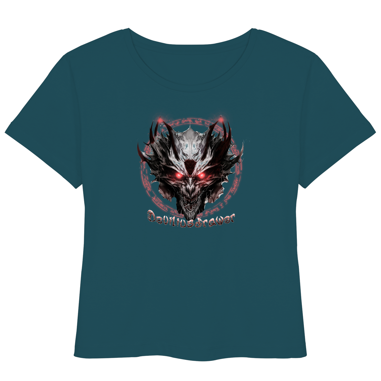 Deviliusdrawer Magic Glow Devil - Womens Organic Lightweight T-Shirt
