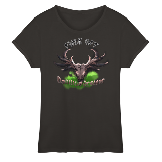 Deviliusdrawer Bad Deer - Womens Roll-Up T-Shirt