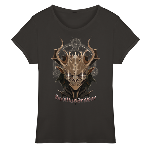 Deviliusdrawer Dark Magician Elf - Womens Roll-Up T-Shirt