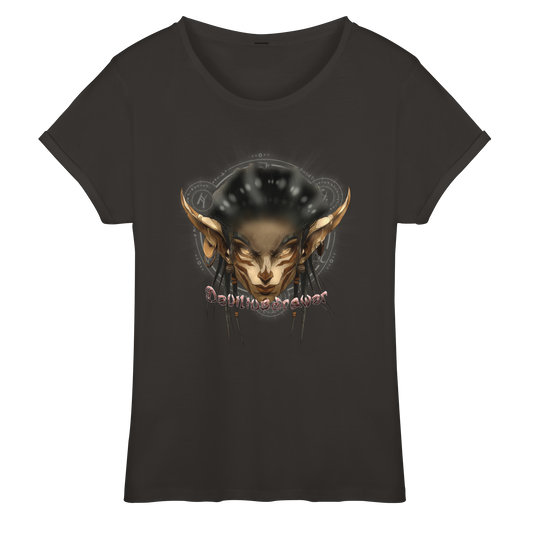 Deviliusdrawer Gold Magician Elf - Womens Roll-Up T-Shirt