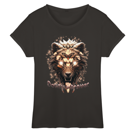 Deviliusdrawer Gold Weartiger - Womens Roll-Up T-Shirt