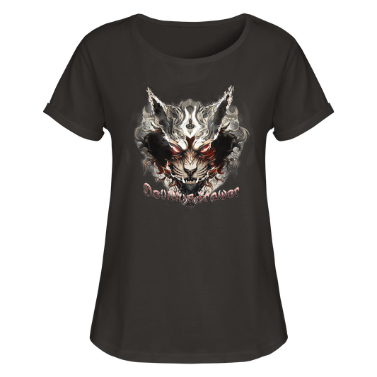 Deviliusdrawer Wild Hotcat  - Womens Roll-Up T-Shirt