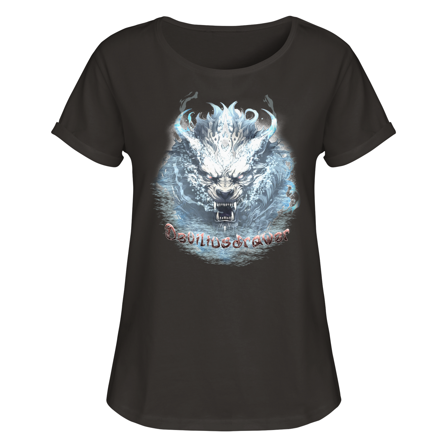 Deviliusdrawer Water Tiger - Womens Roll-Up T-Shirt