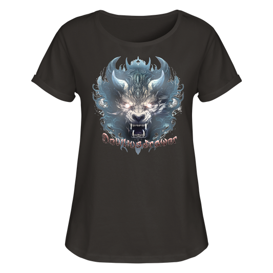 Deviliusdrawer Water Horn Tiger - Womens Roll-Up T-Shirt