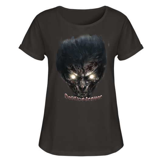 Deviliusdrawer Dark Zombie - Womens Roll-Up T-Shirt
