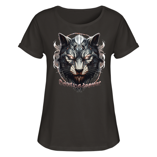 Deviliusdrawer Wolfcat - Womens Roll-Up T-Shirt