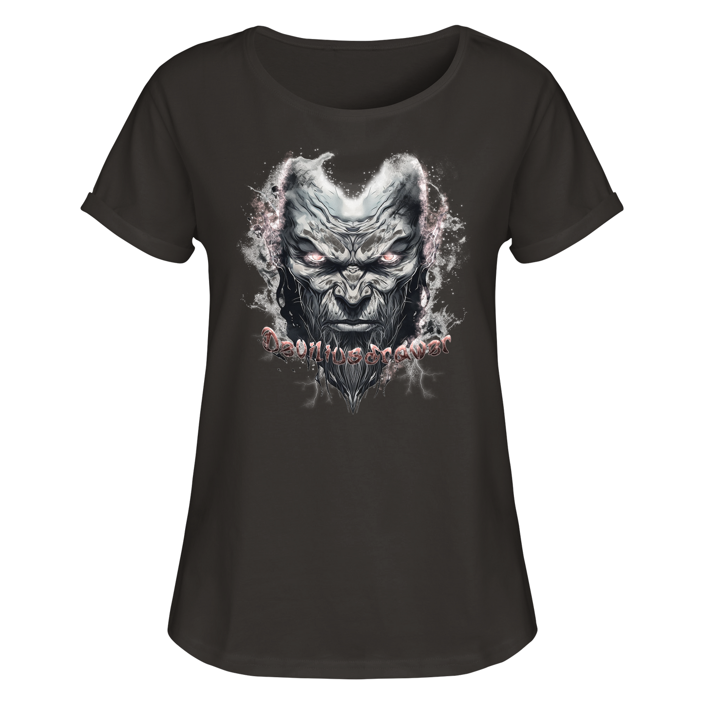 Deviliusdrawer Bad Boy - Womens Roll-Up T-Shirt