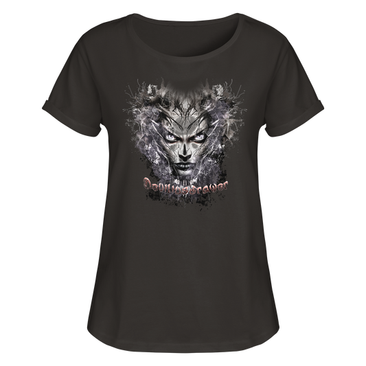 Deviliusdrawer Nature Druid - Womens Roll-Up T-Shirt