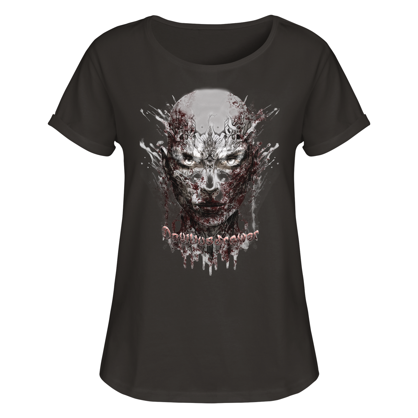 Deviliusdrawer Mechanic Girl - Womens Roll-Up T-Shirt