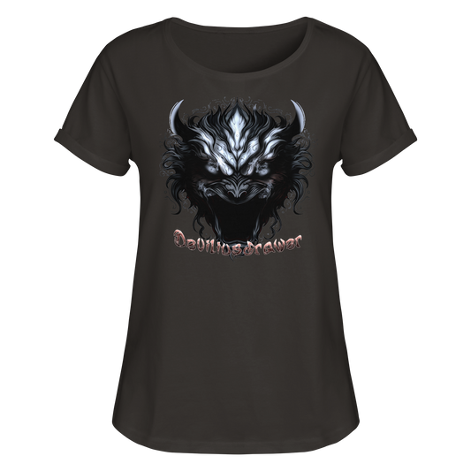 Deviliusdrawer Zombie Demon - Womens Roll-Up T-Shirt