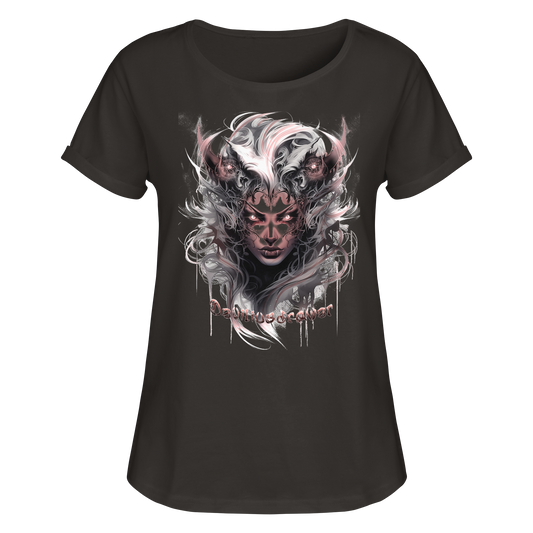 Deviliusdrawer Demonic Elf - Womens Roll-Up T-Shirt