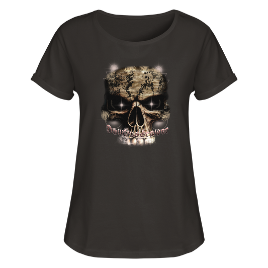 Deviliusdrawer Skeleton Eye - Womens Roll-Up T-Shirt
