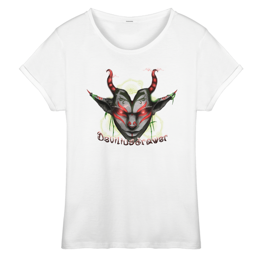 Deviliusdrawer Dark Elf - Womens Roll-Up T-Shirt