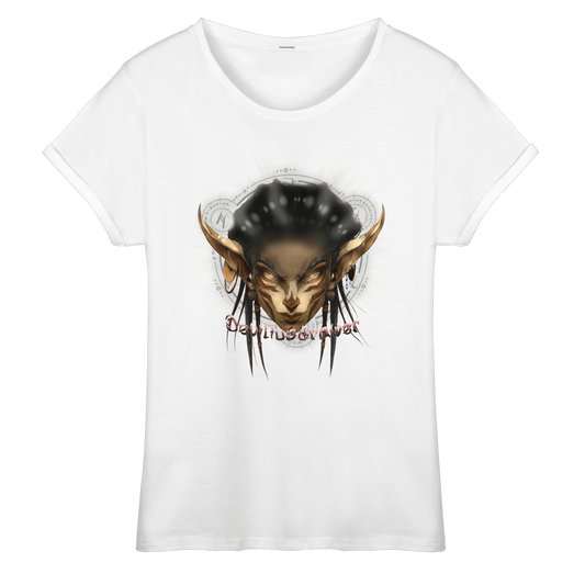 Deviliusdrawer Gold Magician Elf - Womens Roll-Up T-Shirt