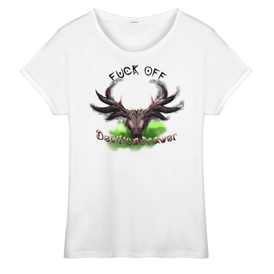 Deviliusdrawer Bad Deer - Womens Roll-Up T-Shirt